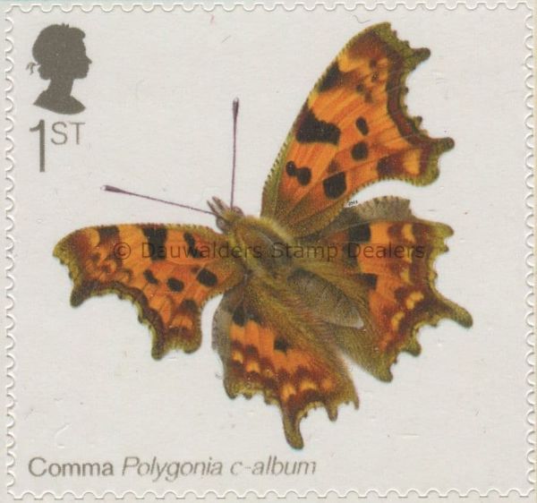 SG3510 1st Comma S/A 2013 British Butterflies