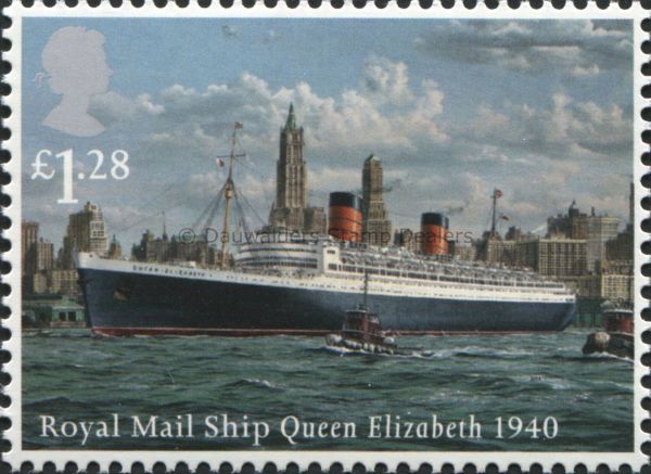 SG3523 1.28 Queen Elizabeth 2013 Merchant Navy (1st)