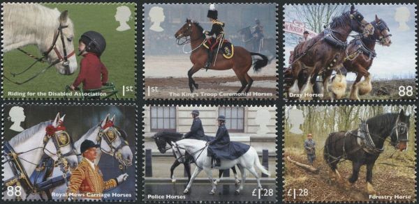 SG3564-3569 Set of 6 2014 Working Horses