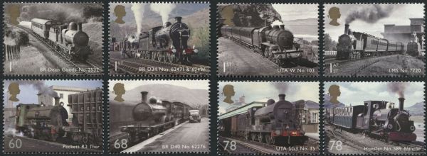 SG3570-3577 Set of 8 2014 Classic Locomotives