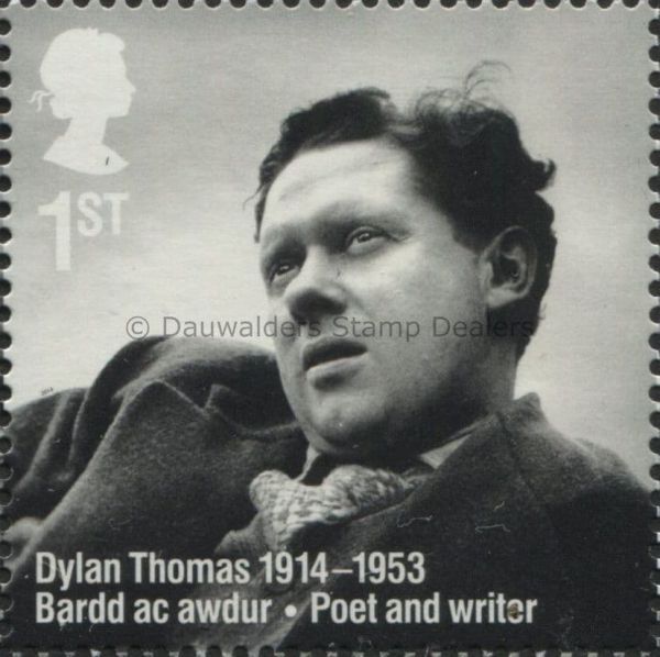 SG3583 1st Dylan Thomas 2014 Remarkable Lives