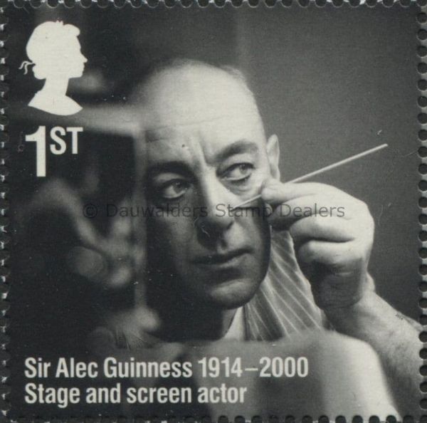 SG3584 1st Sir Alec Guiness 2014 Remarkable Lives