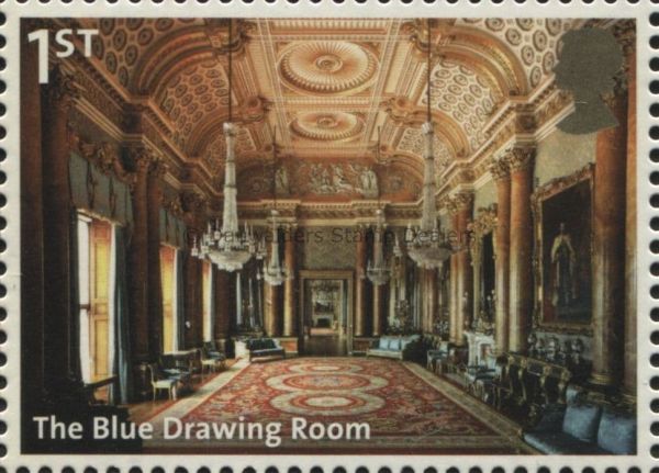 SG3599 1st Blue Drawing Room 2014 Buckingham Palace