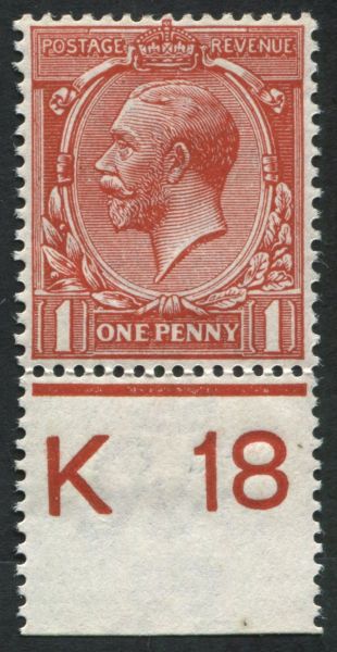 SG361 1d Scarlet Vermilion unmounted mint