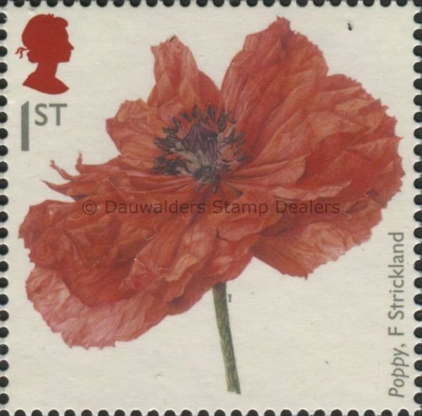 SG3626a 1st Poppy (AOP) 2014 World War I