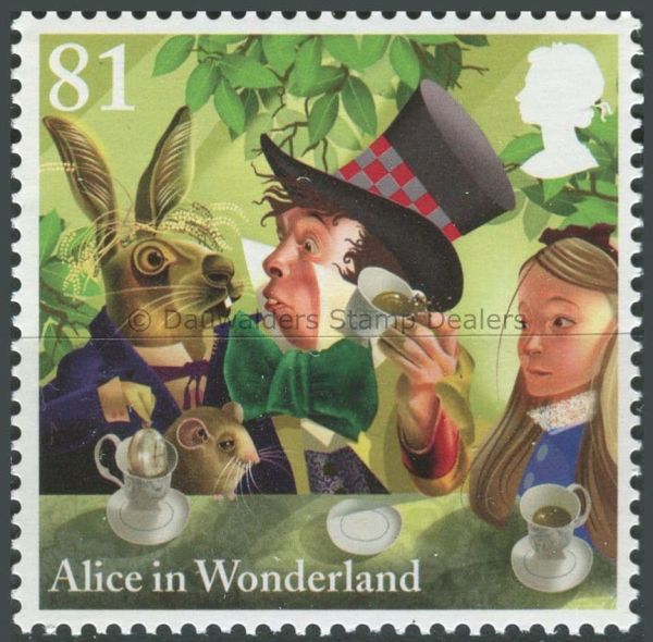 SG3663 81p Mad Tea Party 2015 Alice in Wonderland