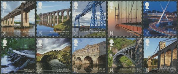 SG3687-3696 Set of 10 2015 Bridges