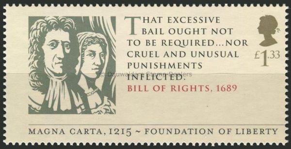 SG3720 1.33 Bill of Rights 2015 Magna Carta 1215