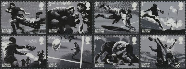 SG3748-3755 Set of 8 2015 Rugby World Cup