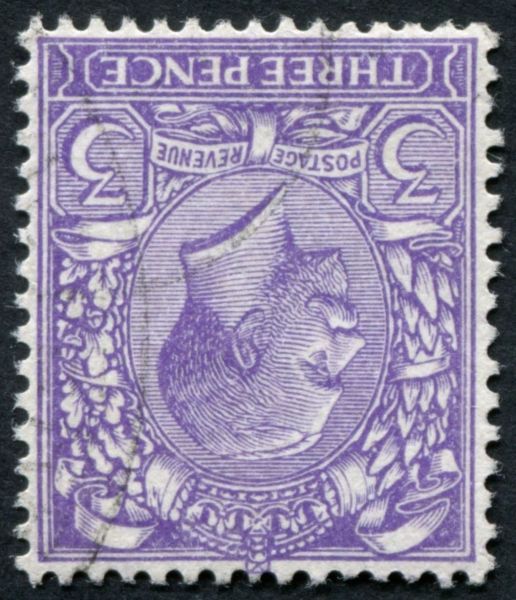 SG375wk 3d Violet Wmk Inv and reversed