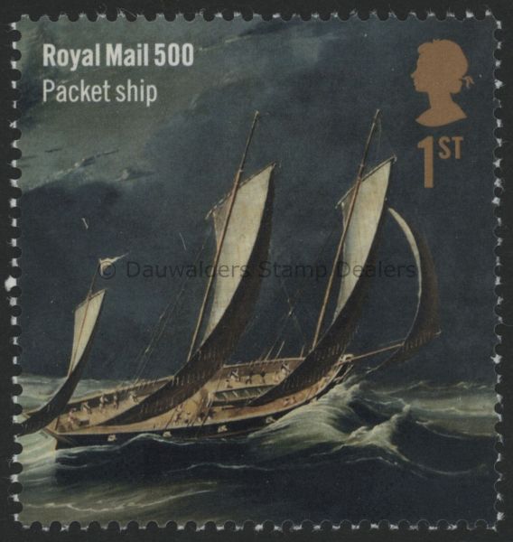 SG3796 1st Packet Ship 2016 Royal Mail 500