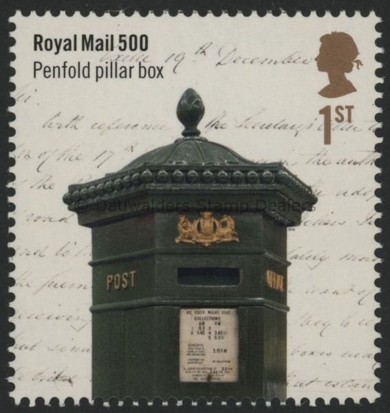 SG3797 1st Pillar Box 2016 Royal Mail 500