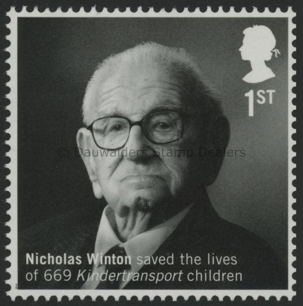 SG3810 1st Nicholas Winton 2016 British Humanitarians