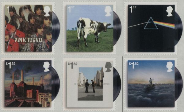 SG3849-3854 Set of 6 2016 Pink Floyd