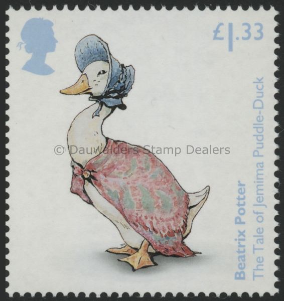 SG3859 1.33 Jemima 2016 Beatrix Potter 1st Issue