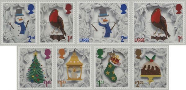 SG3903-3910 Set of 8 2016 Christmas