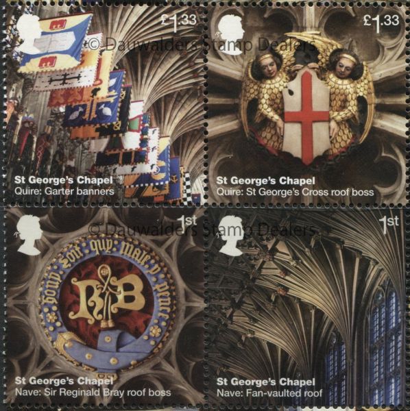 SG3928-31 2017 Windsor Castle 2nd Issue