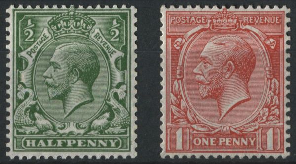 SG397-398 d & 1d superb U/M full perforation set of 2