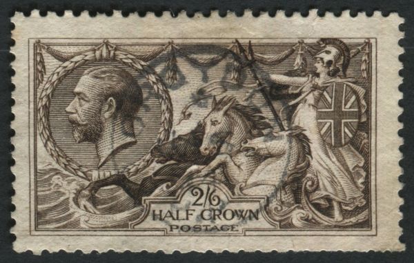 SG399 2/6 very deep Sepia shade, lower perfs trimmed, cds