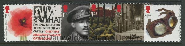 SG4133-4138 2018 First World War : 1918