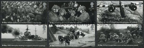 SG4230-4235 D-Day 75th Ann. Set of 6