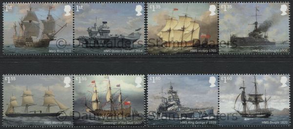 SG4264-4271 Royal Navy Ships