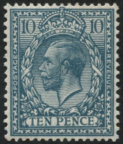 SG428wi Ten Pence Wmk Inv, U/M - rare