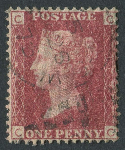 SG43 1d Rose Red, Pl163, superb CDS