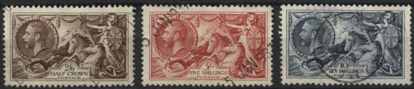 SG450-452 The set of 3 Seahorses, v fine all with v light cancels