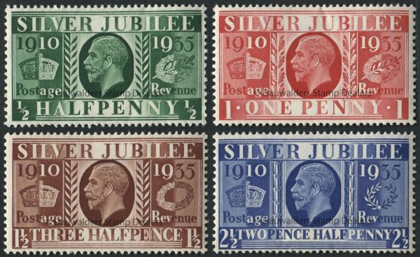 SG453-456 Set of 4 1935 Silver Jubilee