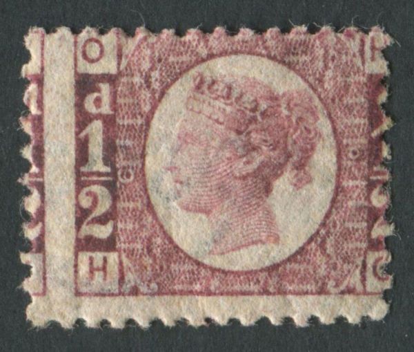 SG48 d Rose, Pl6, HO, Lightly Mounted Mint