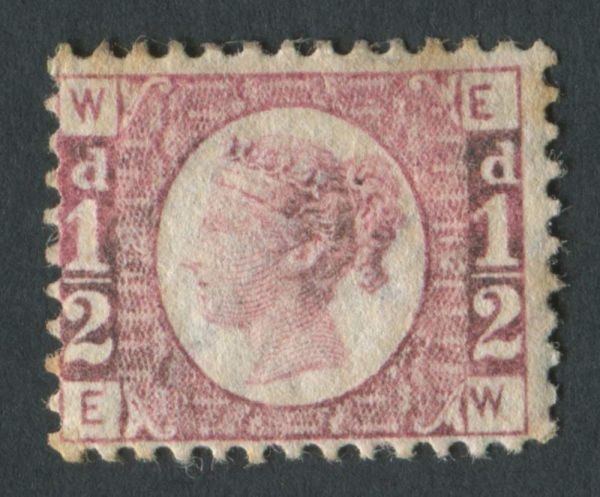 SG48 d Rose Red, Pl12, EW, Fresh mounted mint