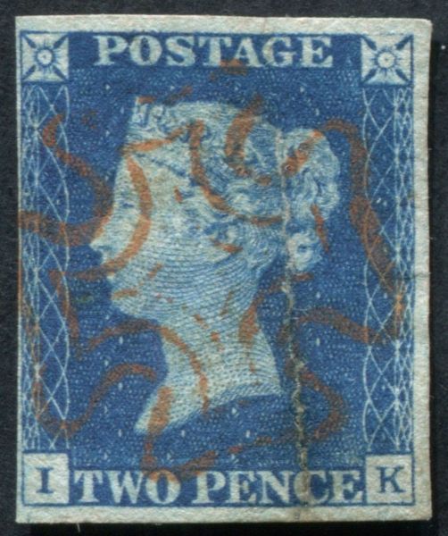 SG5 2d bright Blue IK, superb Red Maltese cross