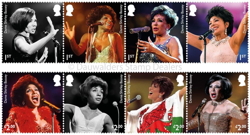 SG5070-5077 Dame Shirley Bassey 21.09.23