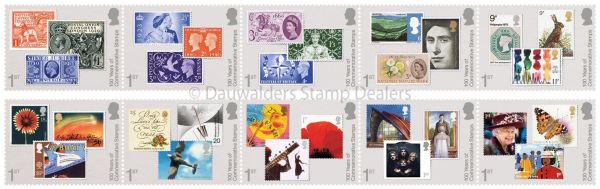 SG5147-5156 100 Years of Commemorative Stamps 16.04.24