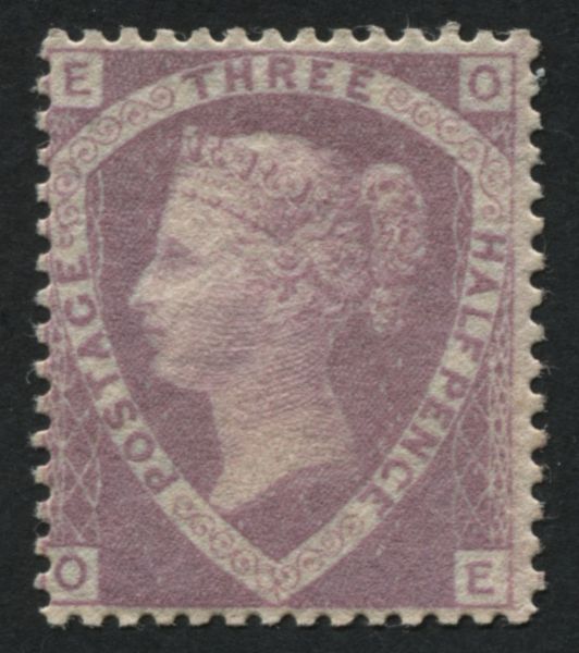 SG53a 1d Rosy Mauve Pl1, superb mint large part original gum