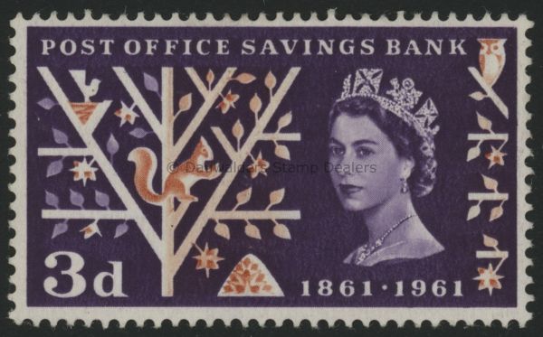 SG624XI 3d perf margin 1961 POB (Timson Printing)