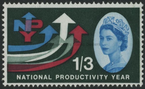 SG633 1/3d 1962 National Productivity Year