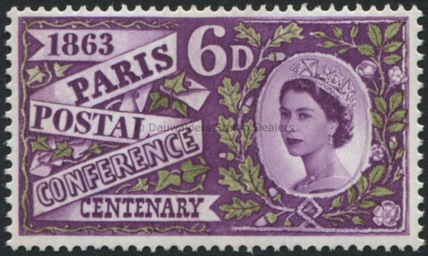 SG636p 6d (Phos) 1963 Paris Conference