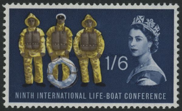 SG641 1/6d 1963 Lifeboat Men