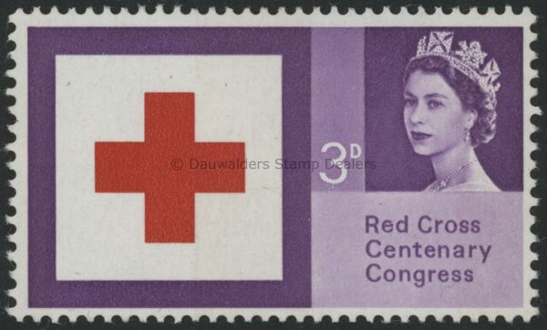 SG642p 3d (Phos) 1963 Red Cross Centenary