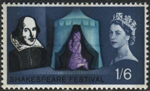 SG649p 1/6d (Phos) 1964 Shakespeare Festival