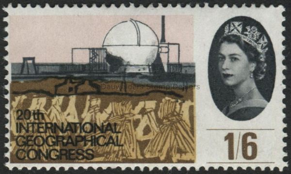 SG654 1/6d Nuclear 1964 Geographical Congress