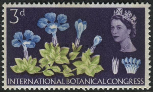 SG655 3d Spring Gentian 1964 Botanical Congress