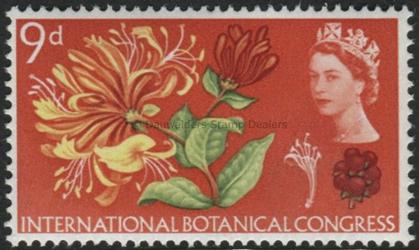 SG657 9d Honeysuckle 1964 Botanical Congress