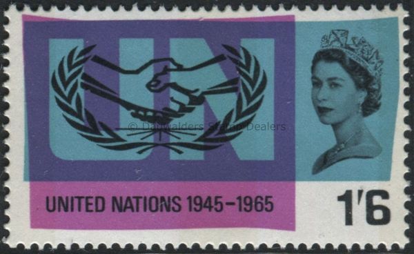 SG682p 1/6d (Phos) 1965 United Nations