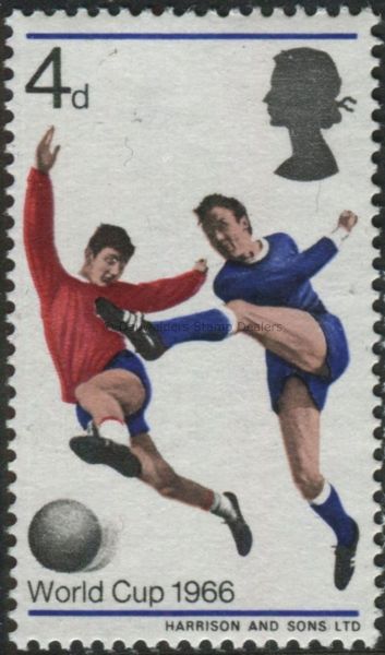 SG693 4d Players with Ball 1966 World Cup