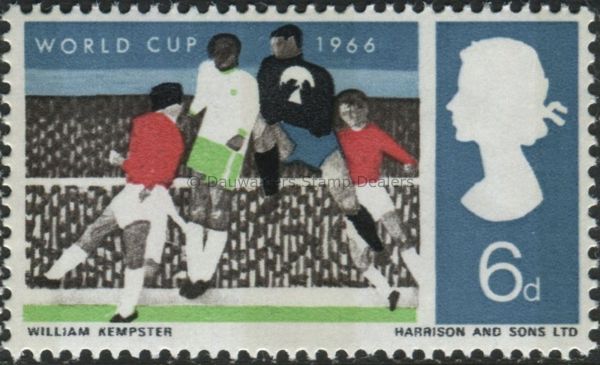 SG694p 6d (Phos) 1966 World Cup