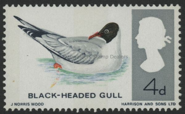 SG696p 4d (Phos) 1966 Birds