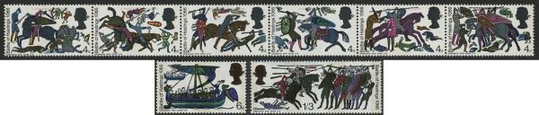 SG705p-712p Set of 8 Phos 1966 Hastings